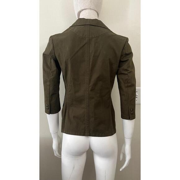 Y'S YOHJI YAMAMOTO GREEN ARMY JACKET - Picture 9 of 14
